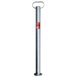 Stützfuß 48x700mm Mit Handgriff Anhängerstütze Abstellstütze Anhänger Caravan