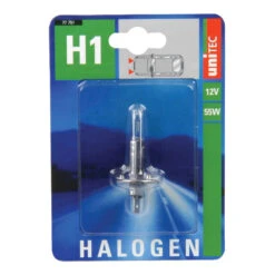 Halogen Scheinwerferlampe H1, 12V, 55W, P14,5s