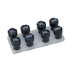 Reifenmarkier-Set 8-teilig, Schwarz