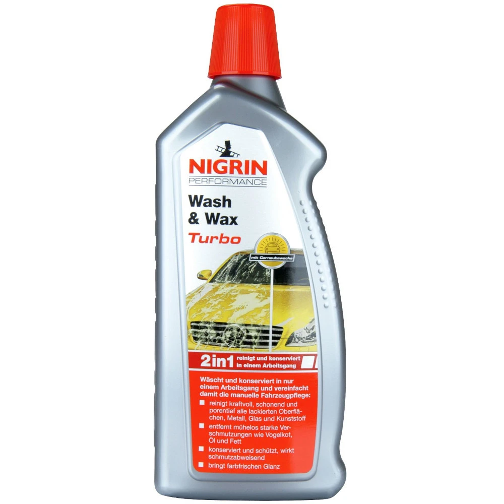 Nigrin Wash & Wax Turbo Autoshampoo, 1 Liter 3 Nigrin Wash & Wax Turbo Autoshampoo, 1 Liter