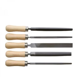 Normex Feilen 5er Set 6'' Sägefeile Flachfeile Rundfeile
