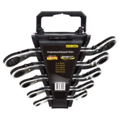 Knarren Schlüsselsatz 5tlg. Ringschlüsselsatz Umschaltbar