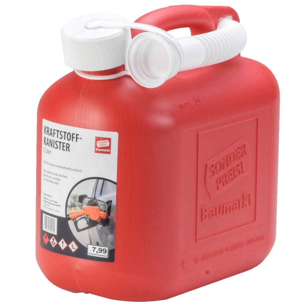 Reservekanister 5 Liter Aus Kunststoff In Rot Mit Sicherheitsverschluss 3 Reservekanister 5 Liter Aus Kunststoff In Rot Mit Sicherheitsverschluss