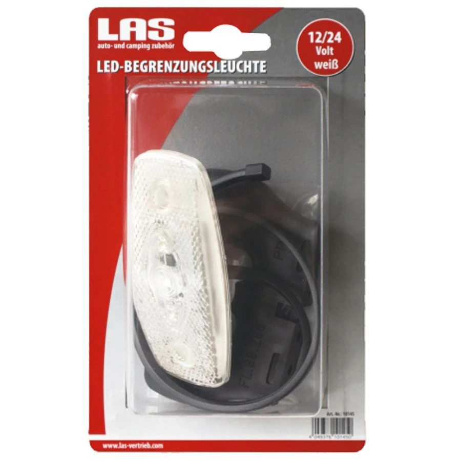 LED Begrenzungsleuchte 103x45x18mm, In Weiß, Anhänger Umrissleuchte 4 LED Begrenzungsleuchte 103x45x18mm, In Weiß, Anhänger Umrissleuchte – Bild 2