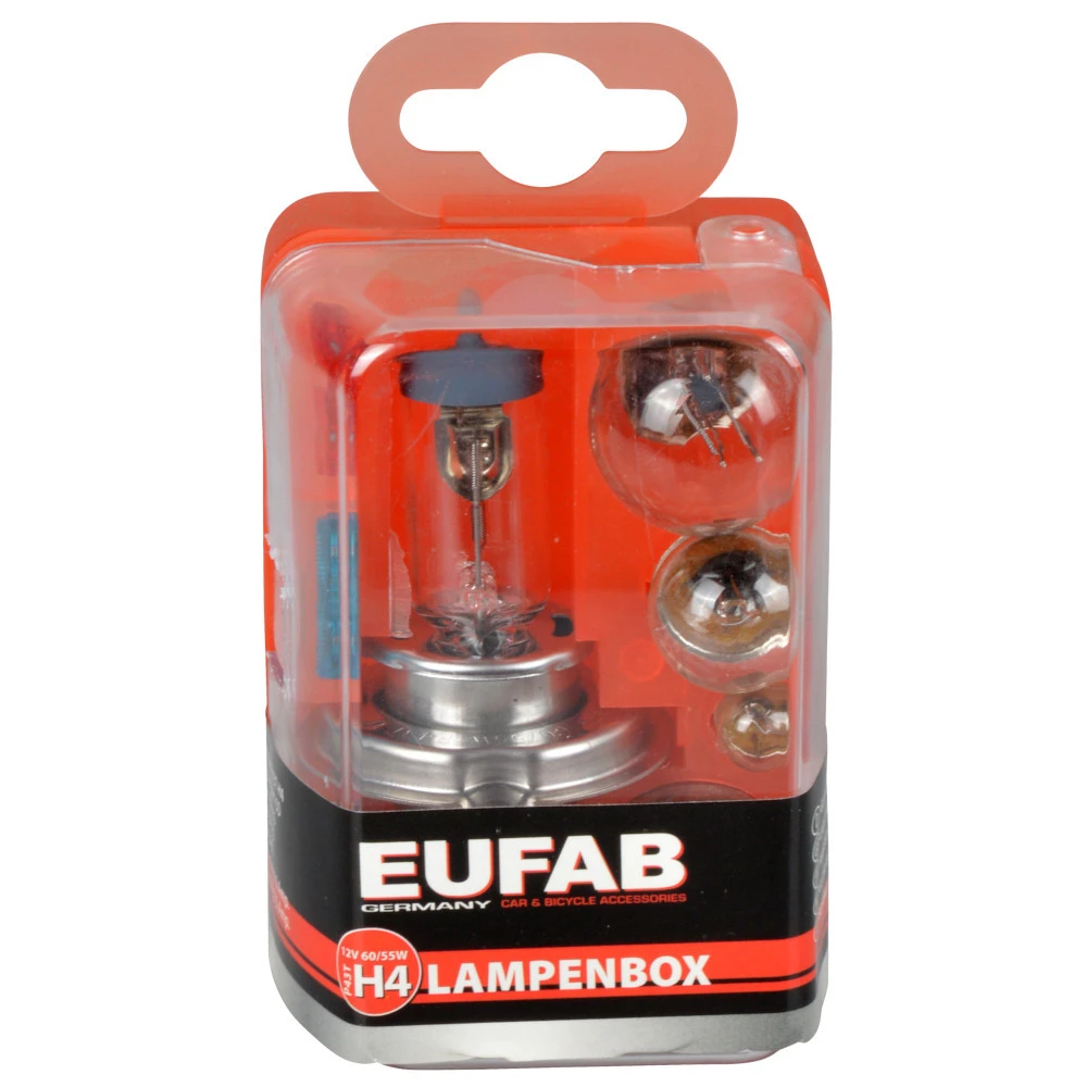 EUFAB Lampenersatzkasten Set 7-teilig H4 Mit 12V 3 EUFAB Lampenersatzkasten Set 7-teilig H4 Mit 12V