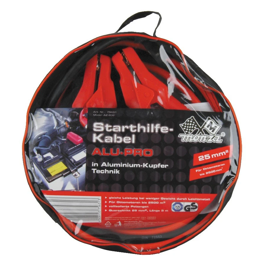Starthilfekabel Alu-Pro 3 M Max. 2500cm³ DIN16 4 Starthilfekabel Alu-Pro 3 M Max. 2500cm³ DIN16 – Bild 2