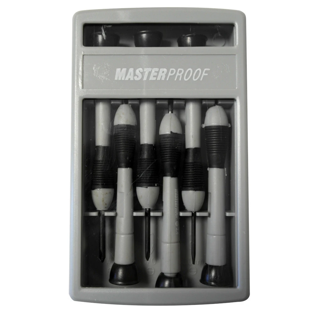 Uhrmacherschraubendreher Satz 6-teilig Mit Aufbewahrungskassette 3 Uhrmacherschraubendreher Satz 6-teilig Mit Aufbewahrungskassette