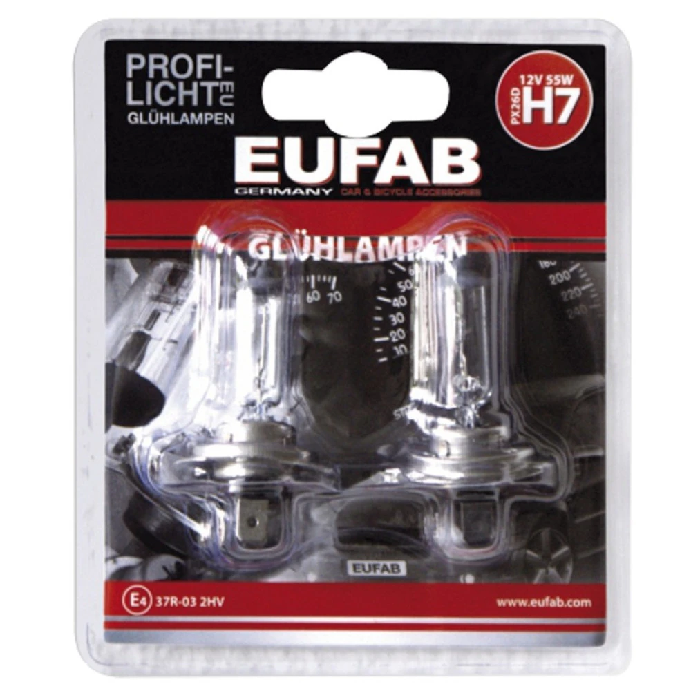 H7 Halogen-Scheinwerferlampen Set 2 Stück 12 V Mit 55 W 4 H7 Halogen-Scheinwerferlampen Set 2 Stück 12 V Mit 55 W – Bild 2