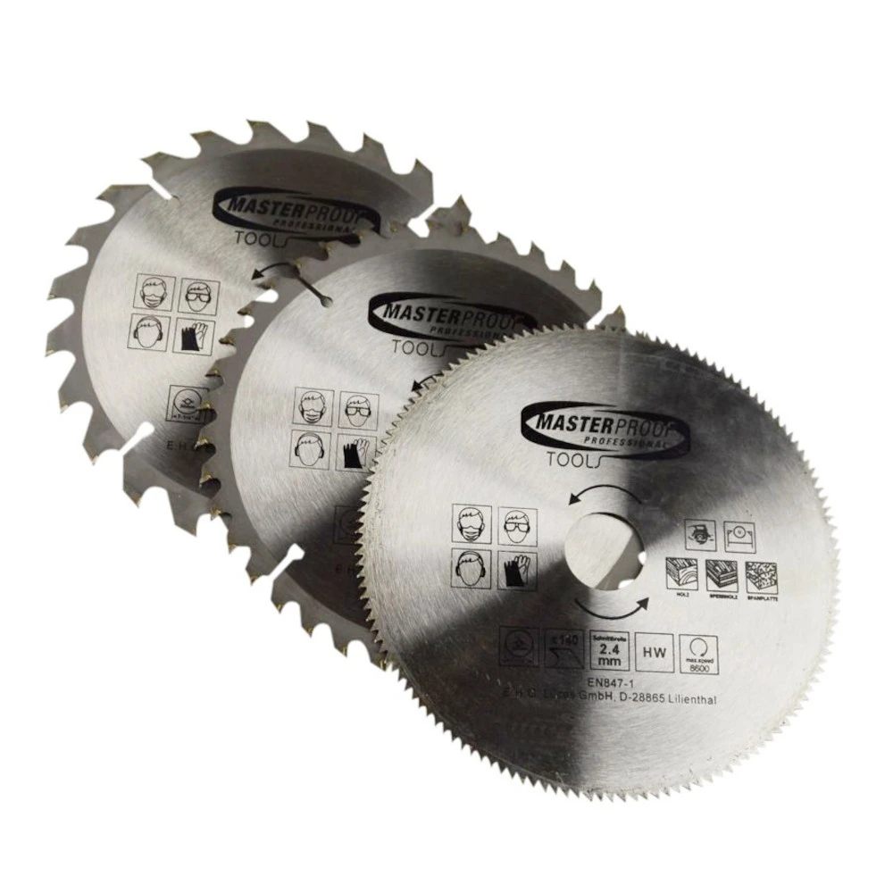 Kreissägeblatt-Set Ø 185 Mm 3-teilig 3 Kreissägeblatt-Set Ø 185 Mm 3-teilig