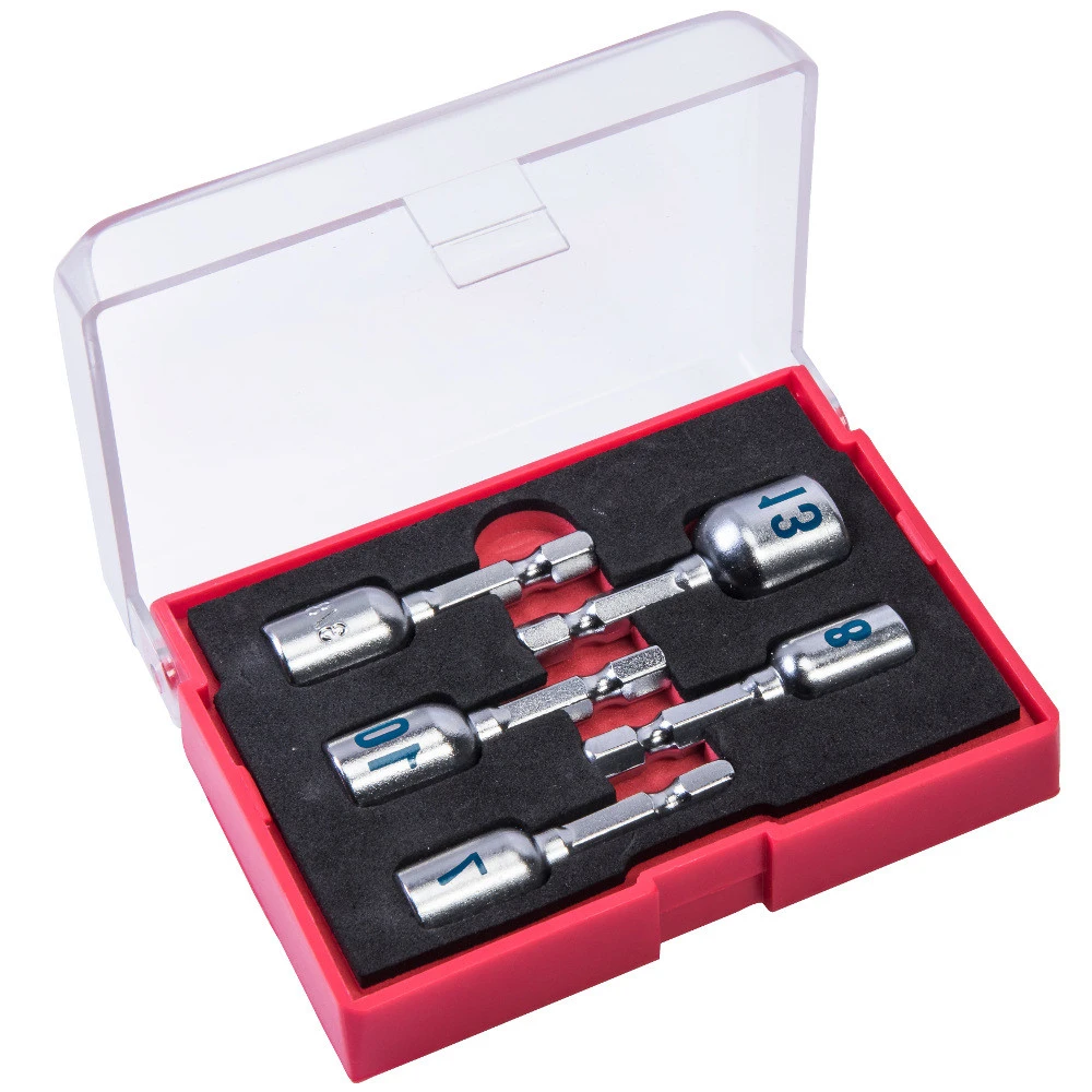 Steckschlüssel Set 5-teilig Verchromt Mit Magnet 3 Steckschlüssel Set 5-teilig Verchromt Mit Magnet