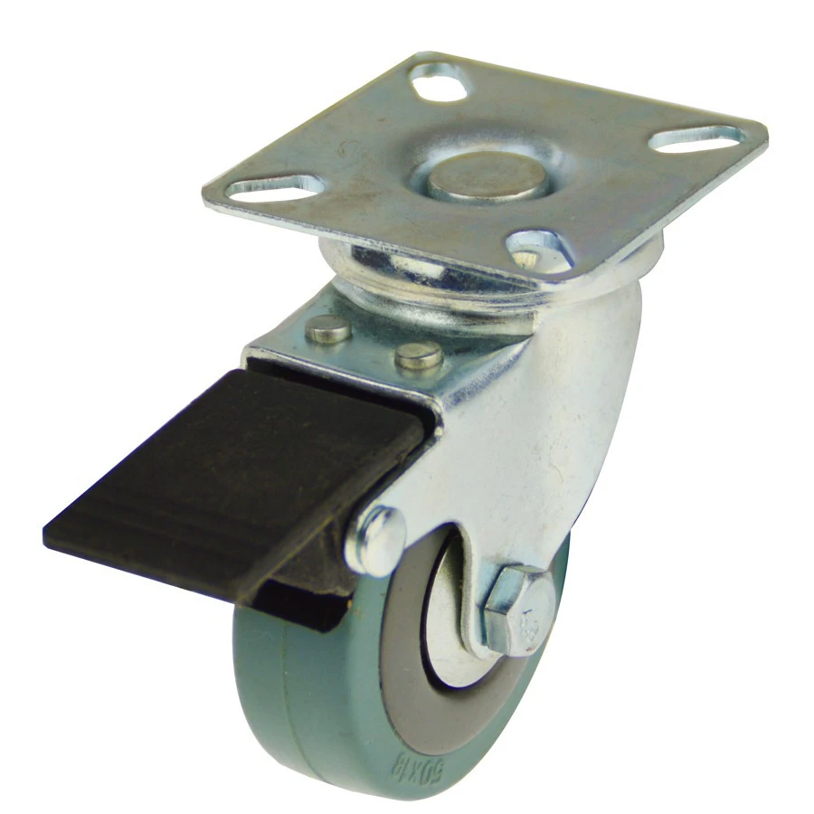 Lenkrolle Ø50mm Max.40kg Grau Transportrolle Vollgummi Feststellbremse Rolle 3 Lenkrolle Ø50mm Max.40kg Grau Transportrolle Vollgummi Feststellbremse Rolle