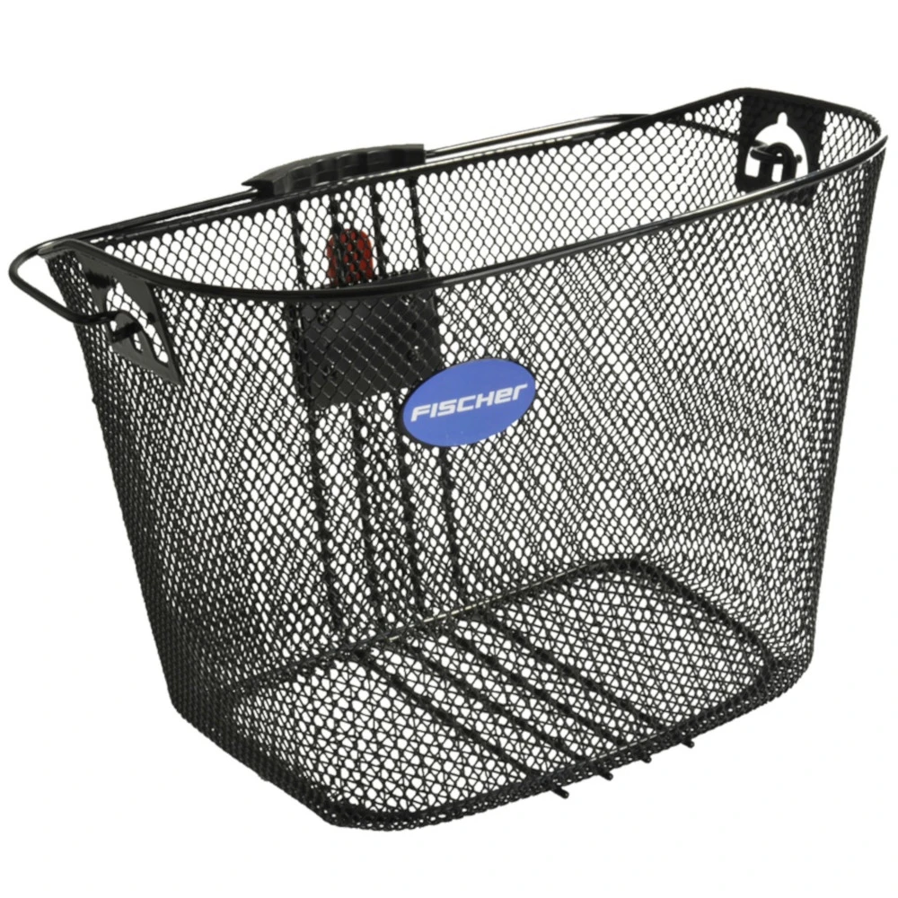FISCHER Fahrradkorb Lenker Engmaschig Schwarz 3 FISCHER Fahrradkorb Lenker Engmaschig Schwarz