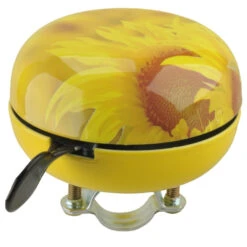 FISCHER Fahrrad Glocke Maxi, Sonnenblume