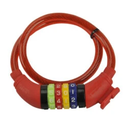 FISCHER Fahrradschloss Zahlen Kabelschloss Kinder 60 Cm