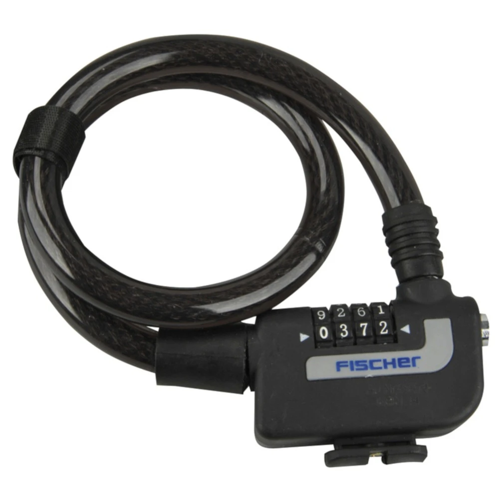 FISCHER Fahrradschloss Zahlen Kabelschloss 60 Cm 3 FISCHER Fahrradschloss Zahlen Kabelschloss 60 Cm