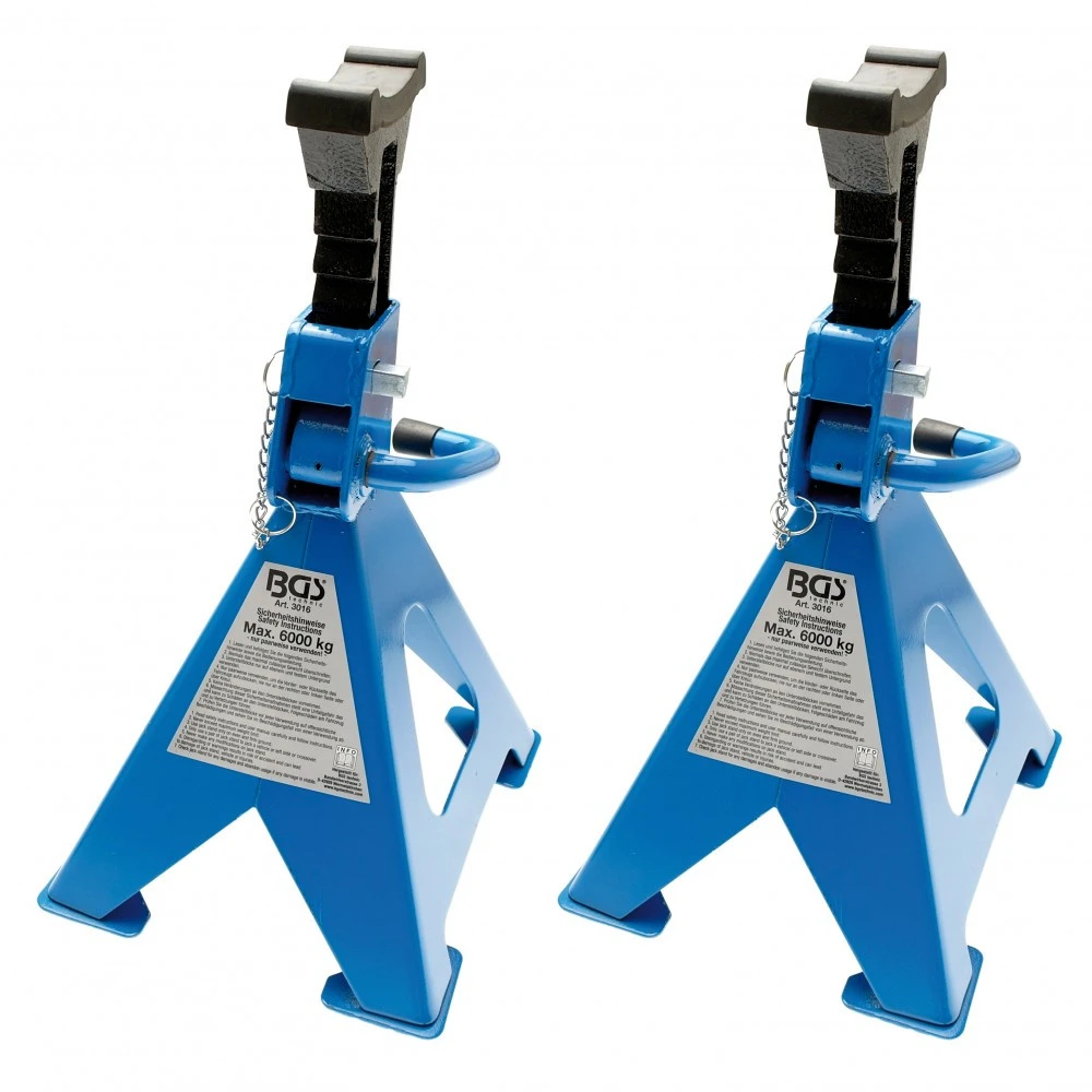 BGS Unterstellböcke 6 Tonnen Tragkraft, Höhenverstellbar 382-600 Mm 3 BGS Unterstellböcke 6 Tonnen Tragkraft, Höhenverstellbar 382-600 Mm
