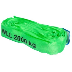 Rundschlinge 2,0m Grün 2000kg Hebegurt Hebeband Hebeschlinge Bandschlinge