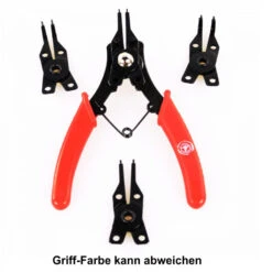 Sicherungsringzangen Set 5tlg. 160mm Sprengringzange Seegeringzange Zange