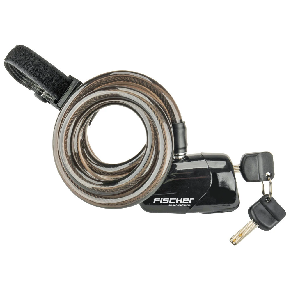FISCHER Fahrradschloss Alarm Spiralschloss 120 Cm 3 FISCHER Fahrradschloss Alarm Spiralschloss 120 Cm