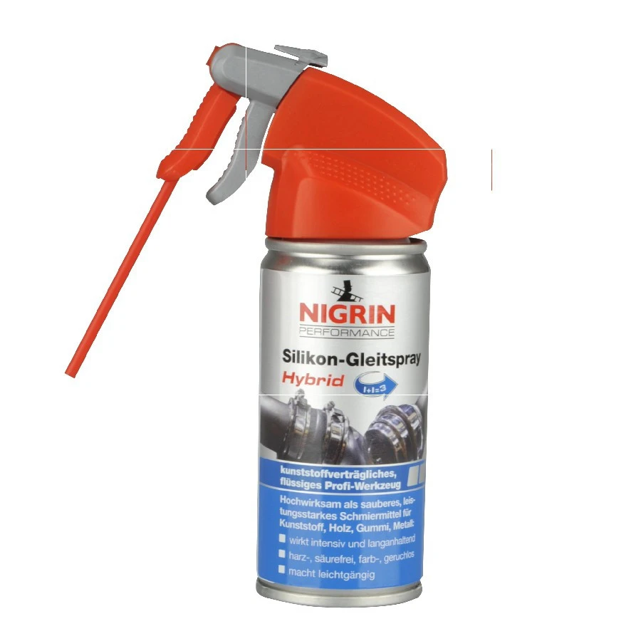 Nigrin Silikon-Gleitspray Hybrid, 100 Ml 3 Nigrin Silikon-Gleitspray Hybrid, 100 Ml