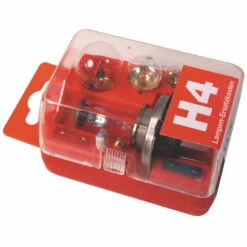 KFZ Lampenersatzkasten 12V H4 8-teilig Reservelampen