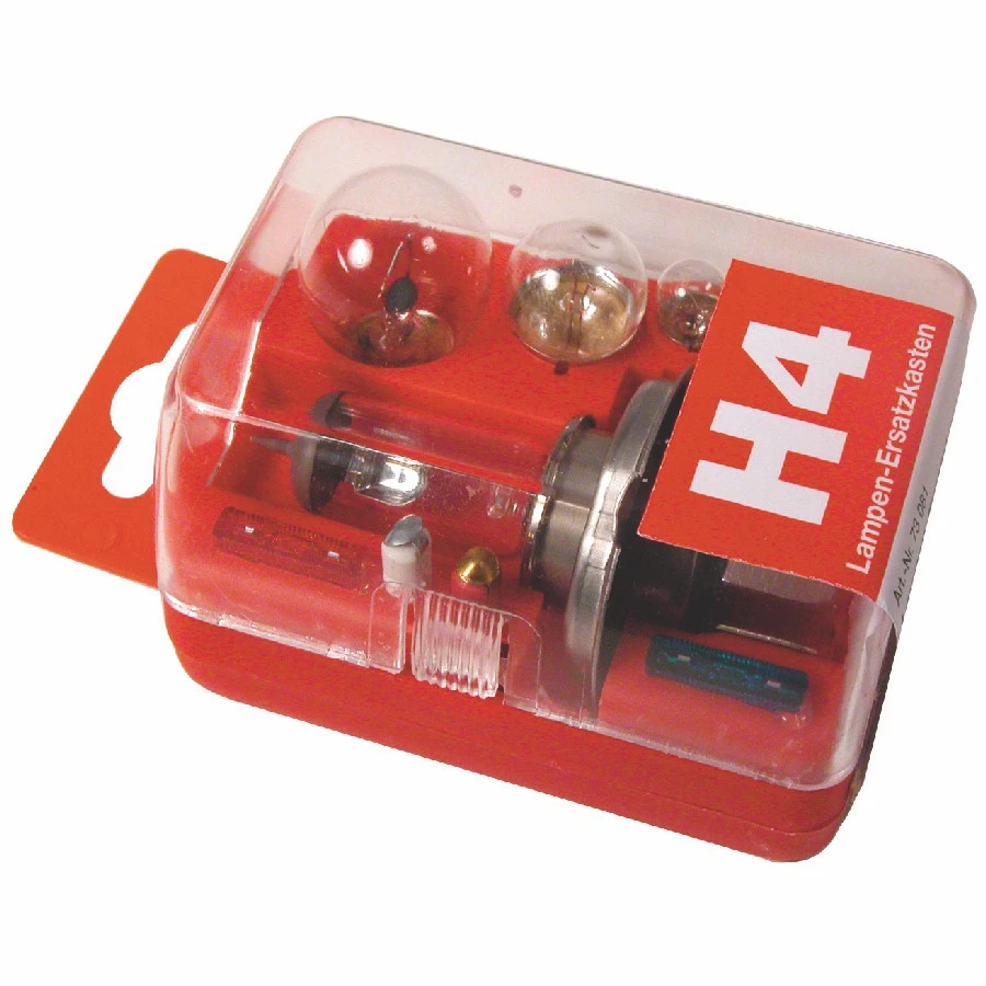 KFZ Lampenersatzkasten 12V H4 8-teilig Reservelampen 3 KFZ Lampenersatzkasten 12V H4 8-teilig Reservelampen