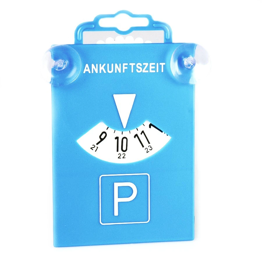Parkscheibe Mit Saugnapf, Blau, Kunststoff 3 Parkscheibe Mit Saugnapf, Blau, Kunststoff