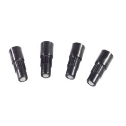 Ventilverlängerung Radzierblenden, 4 Stück, Schwarz