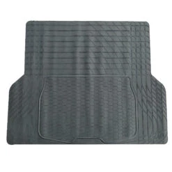 Kofferraummatte 108x140cm PVC Schwarz Zuschneidbar Laderaummatte Kofferraumschutz