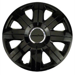 Goodyear Radkappen 16 Zoll, 4 Stück, Schwarz Glanz, Flexo