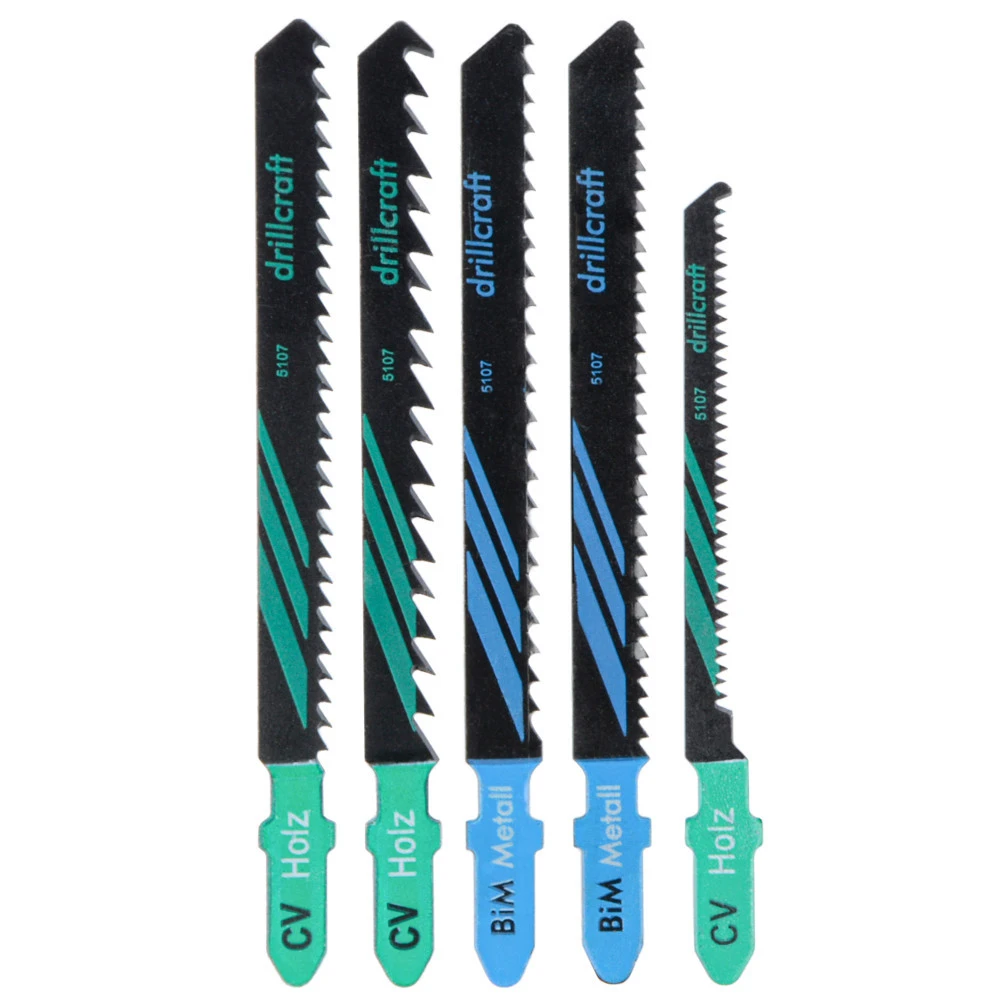 Stichsägeblätter T-Schaft Set 5-teilig 3 Stichsägeblätter T-Schaft Set 5-teilig