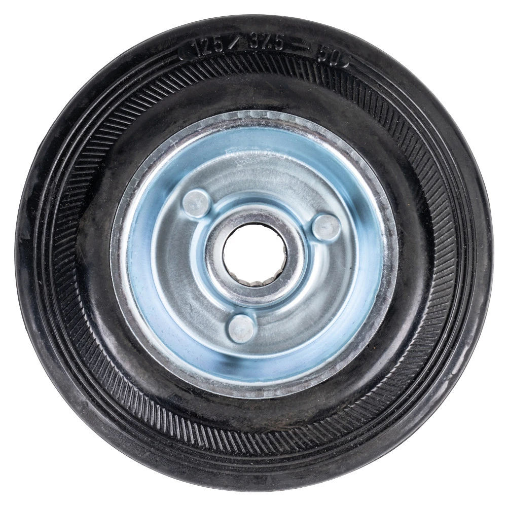 Ersatzrad Ø 125 Mm Aus Vollgummi In Schwarz 3 Ersatzrad Ø 125 Mm Aus Vollgummi In Schwarz