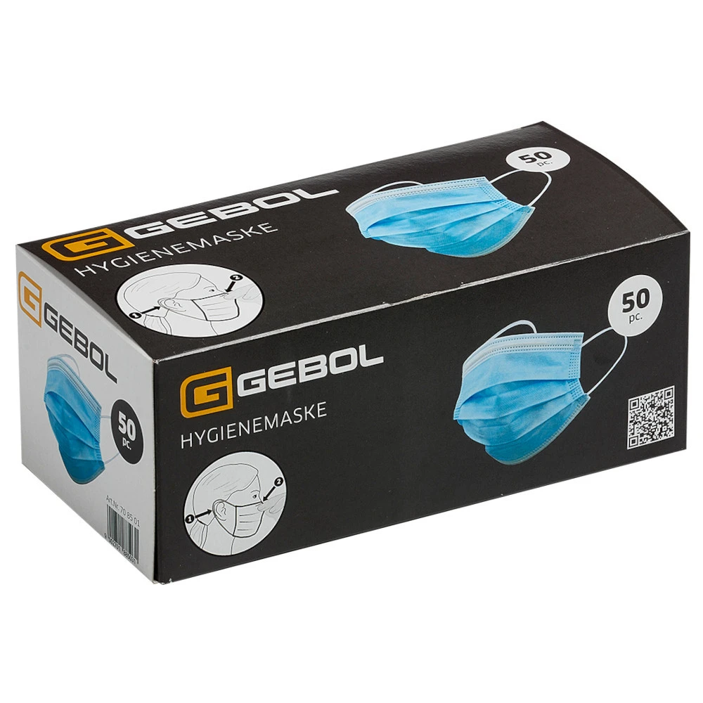 Hygiene Maske Blau, Hypoallergen 3 Hygiene Maske Blau, Hypoallergen