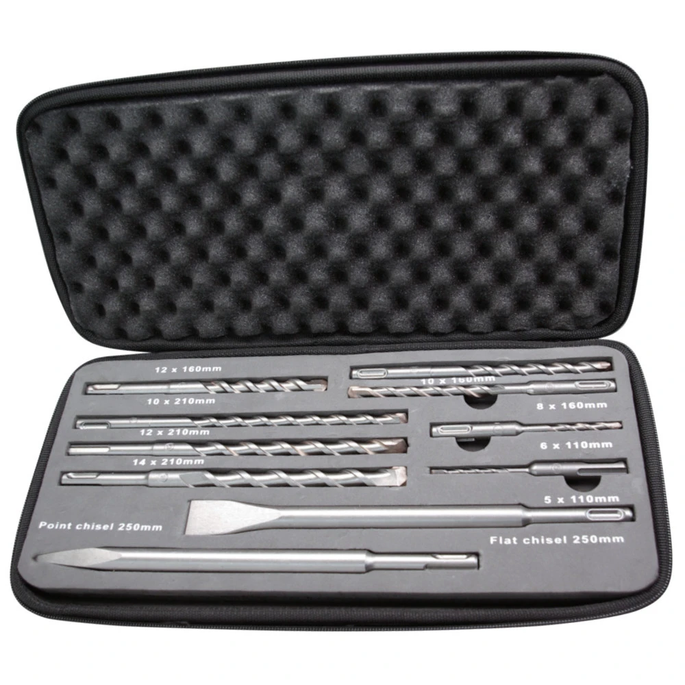 GERMANIA SDS Plus Bohrer Und Meißel Set 10-teilig 3 GERMANIA SDS Plus Bohrer Und Meißel Set 10-teilig