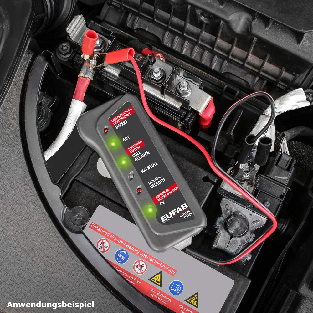 Batterietester 12V Mit Batterieklemmen 5 Batterietester 12V Mit Batterieklemmen – Bild 3