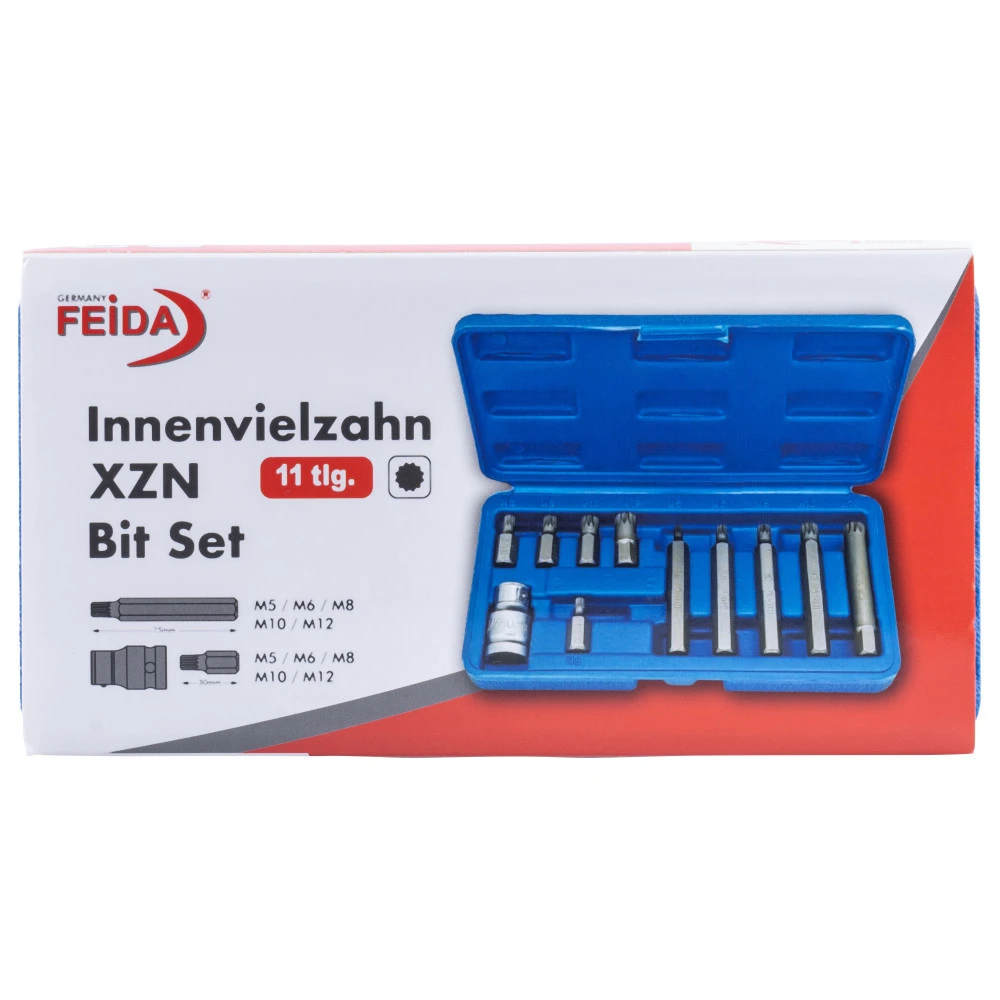 Feida XZN-Bit-Satz 11-teilig Aus CrV 5 Feida XZN-Bit-Satz 11-teilig Aus CrV – Bild 3