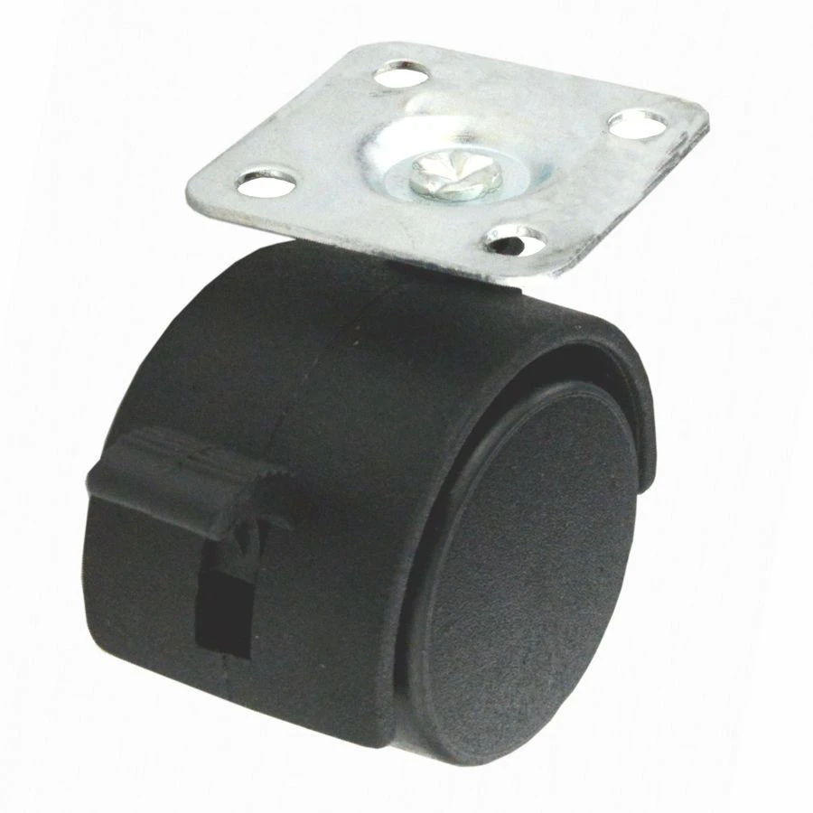 Möbelrolle Mit Bremse PVC Ø 40mm 3 Möbelrolle Mit Bremse PVC Ø 40mm