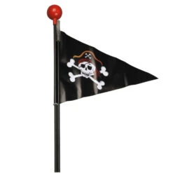 FISCHER Fahrrad Sicherheitswimpel Pirat