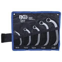 Starter- Und Blockschlüssel Satz 8x10-21x22 Mm 5-tlg.