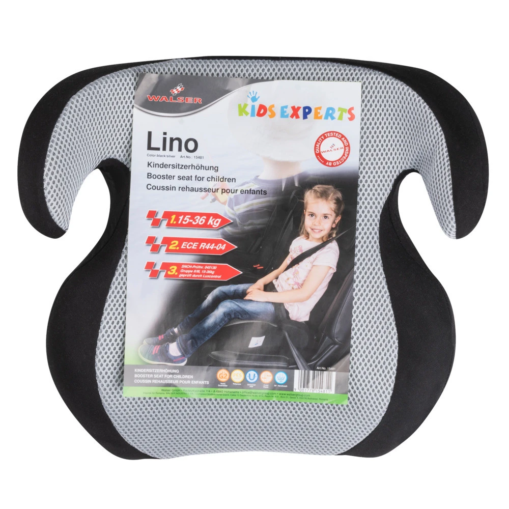 Kindersitz-Hartschale Lino In Schwarz/Silber 4 Kindersitz-Hartschale Lino In Schwarz/Silber – Bild 2