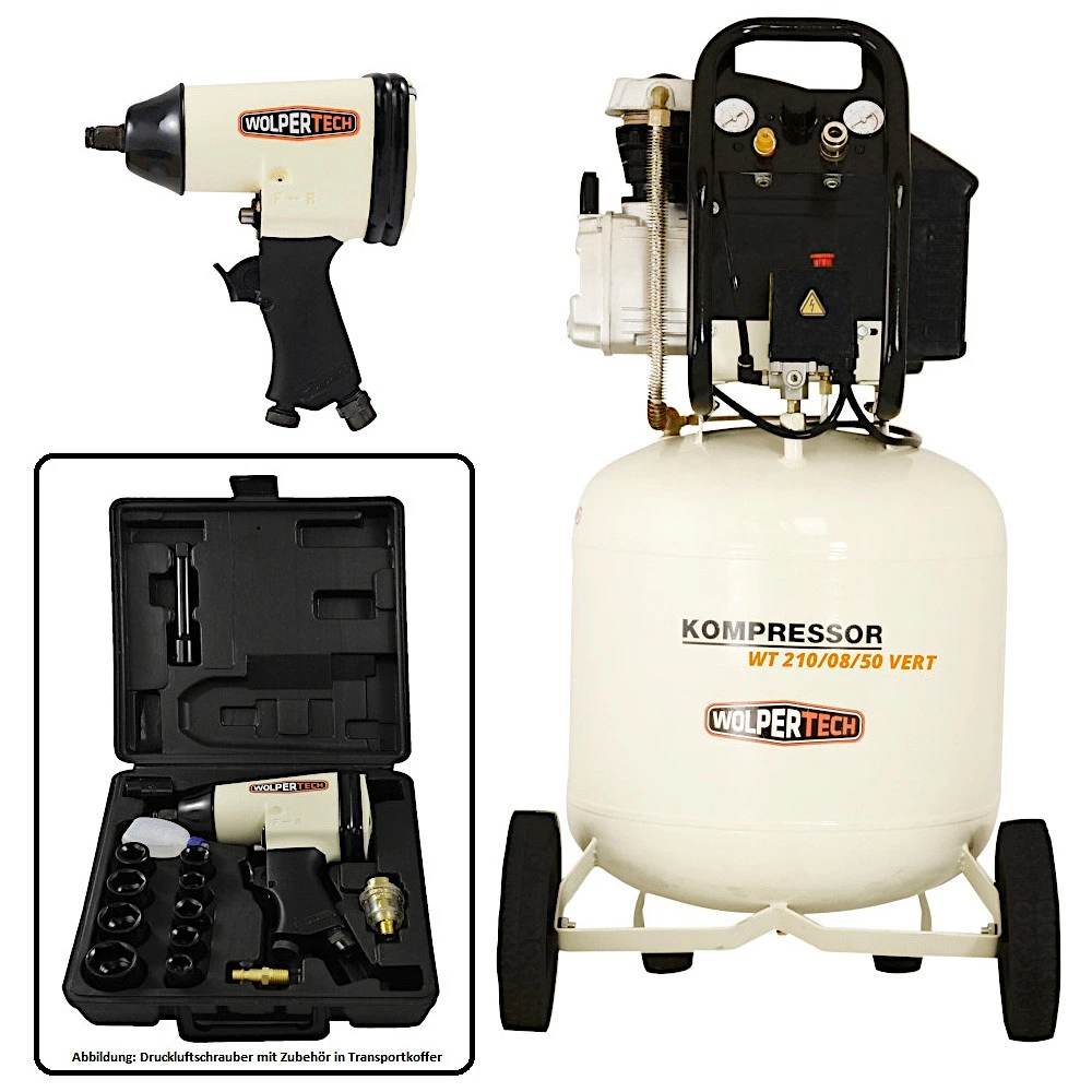 Kompressor-Set WT210/08/50 VERT 22 Teilig 4 Kompressor-Set WT210/08/50 VERT 22 Teilig – Bild 2