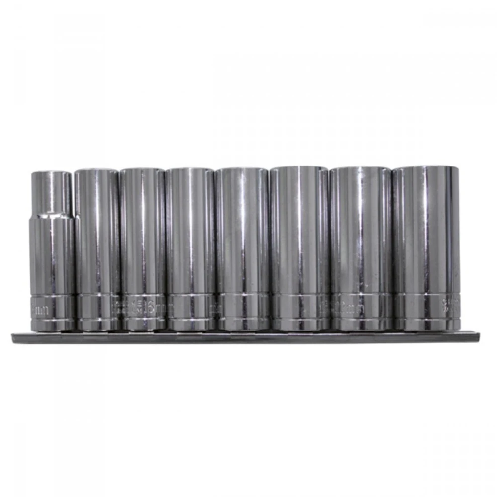 Normex Tiefe Steckschlüsseleinsätze 8tlg 1/2'' Stecknuss 3 Normex Tiefe Steckschlüsseleinsätze 8tlg 1/2'' Stecknuss