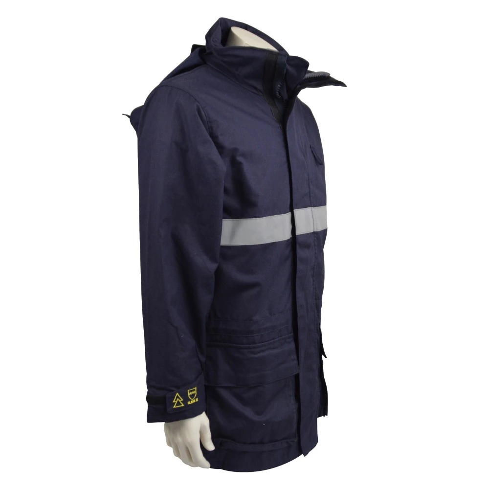 Sioen Gidara Jacke Marineblau Größe S Parka 4 Sioen Gidara Jacke Marineblau Größe S Parka – Bild 2