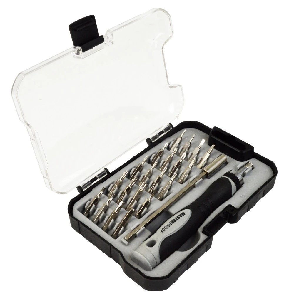 Präzisions-Ratschen-Schraubendreher-Satz 24-teilig Aus CV-Stahl 3 Präzisions-Ratschen-Schraubendreher-Satz 24-teilig Aus CV-Stahl