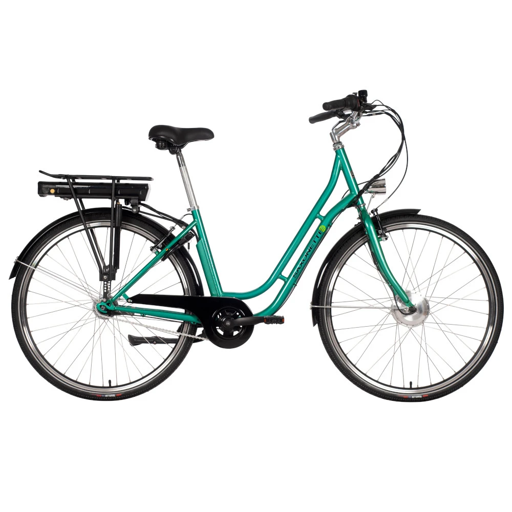 Fahrrad E-Bike City Pedelec Mint Glanz 28'' 3 Fahrrad E-Bike City Pedelec Mint Glanz 28''