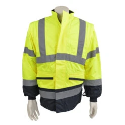 Sioen Warnschutz Steppweste Gelb EN471 GröĂe XL Arbeitsjacke