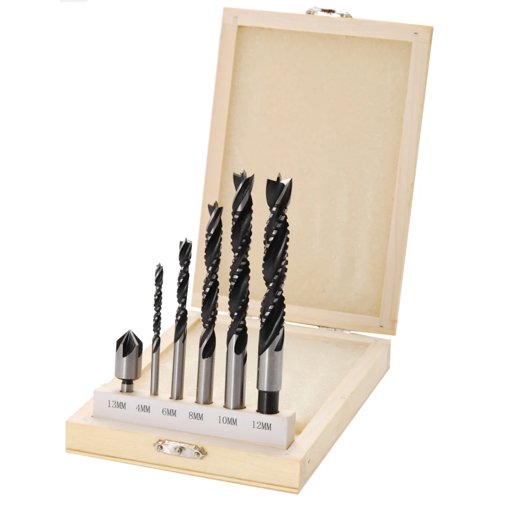 Holzkronen-Fräsbohrer-Satz 6tlg. 3 Holzkronen-Fräsbohrer-Satz 6tlg.