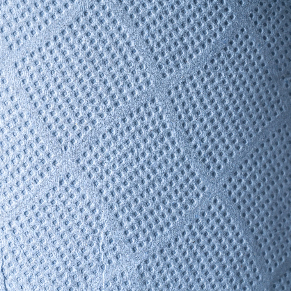 Putztuchrolle 2-lagig 33x36 Cm 500 Blatt 2er Pack In Blau 7 Putztuchrolle 2-lagig 33x36 Cm 500 Blatt 2er Pack In Blau – Bild 5