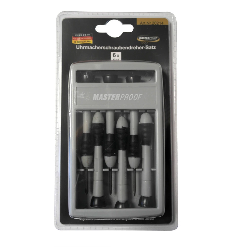 Uhrmacherschraubendreher Satz 6-teilig Mit Aufbewahrungskassette 4 Uhrmacherschraubendreher Satz 6-teilig Mit Aufbewahrungskassette – Bild 2