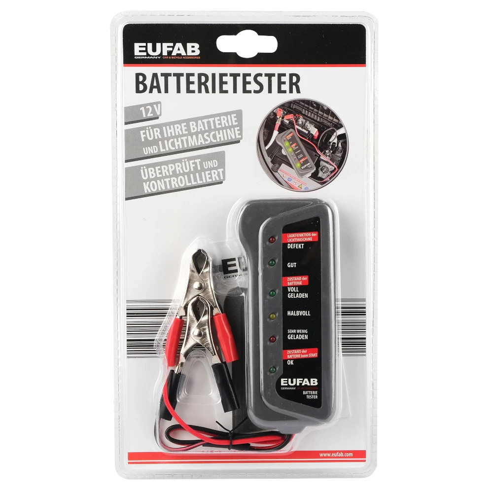 Batterietester 12V Mit Batterieklemmen 4 Batterietester 12V Mit Batterieklemmen – Bild 2